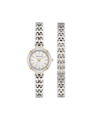 Modern Easy To Read Dial Bracelet Watch Set