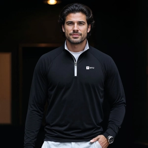 New York University DriRelease® Performance Pullover Black