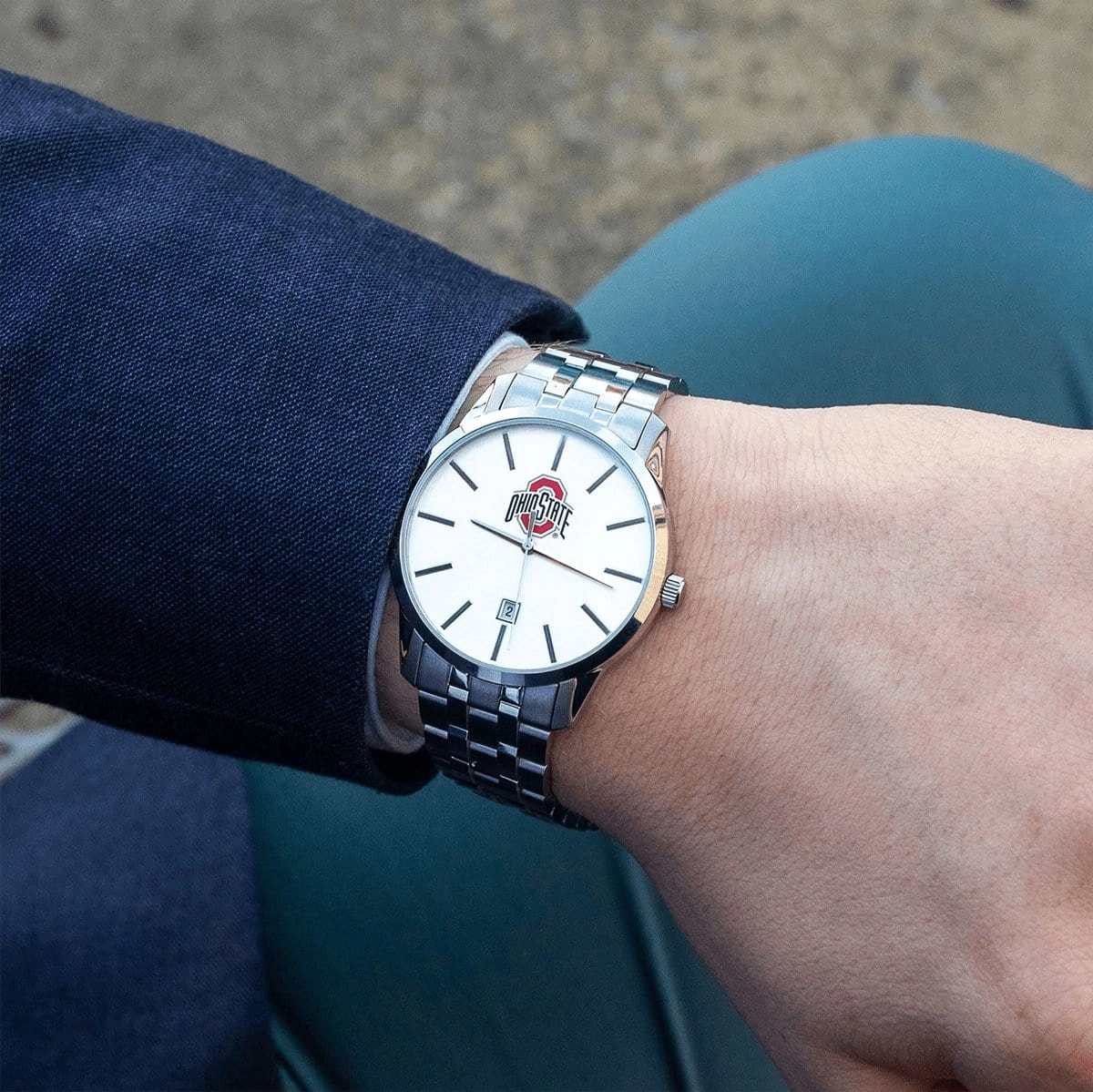 Ohio State Watch on Bracelet