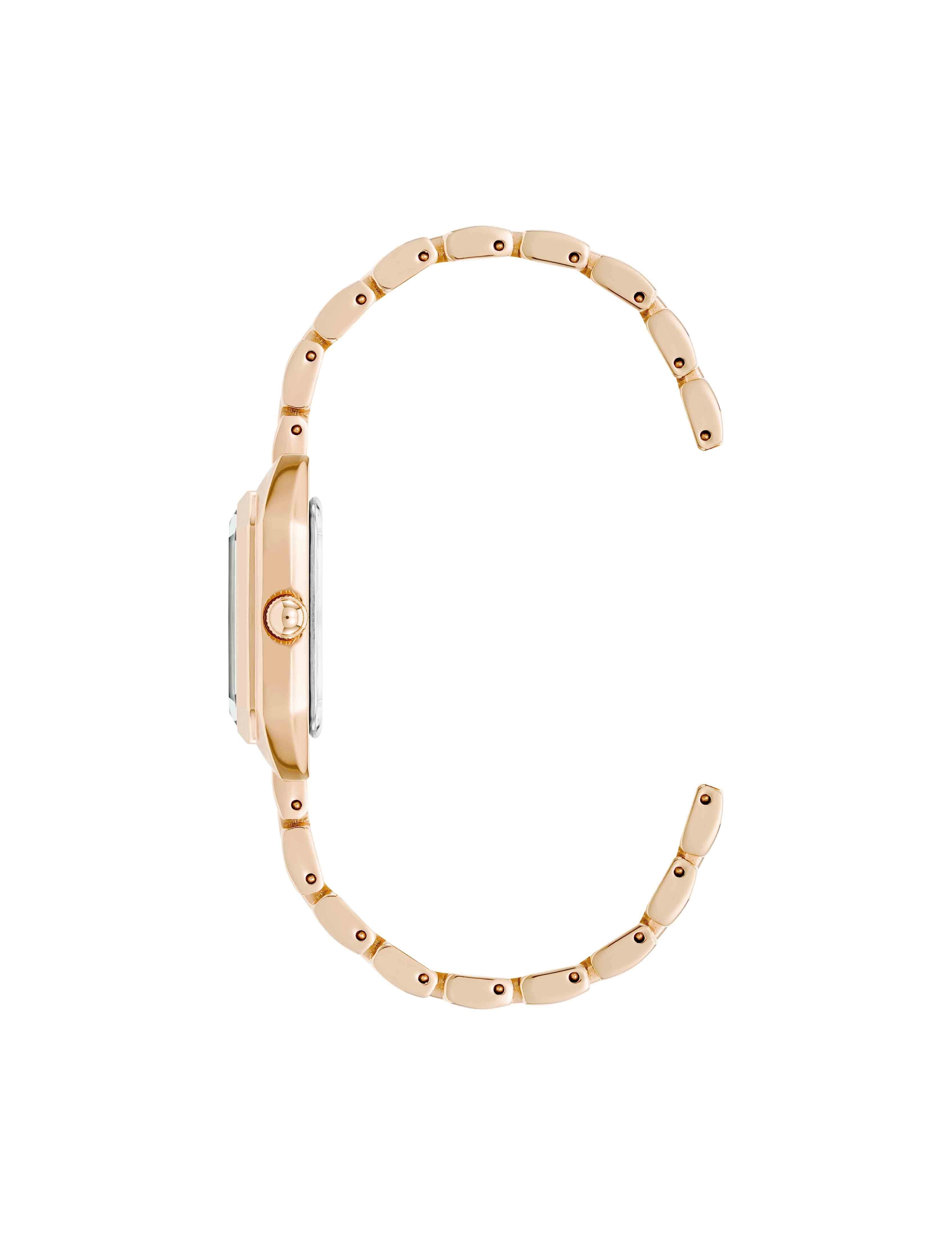 Petite Octagonal Shaped Metal Bracelet Watch
