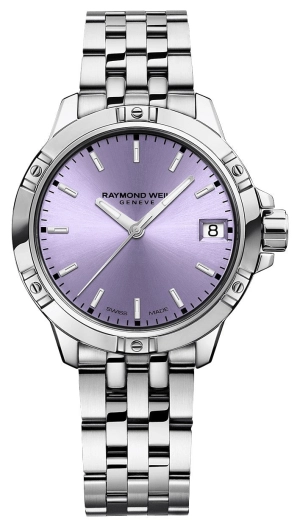 Raymond Weil Tango Stainless Steel Lavender Dial Date Quartz Womens Watch 5960-ST-46001