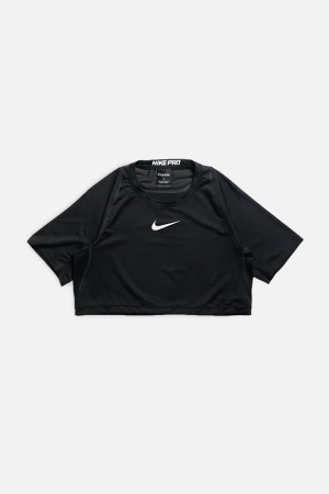 Rework Nike Crop Athletic Tee - S