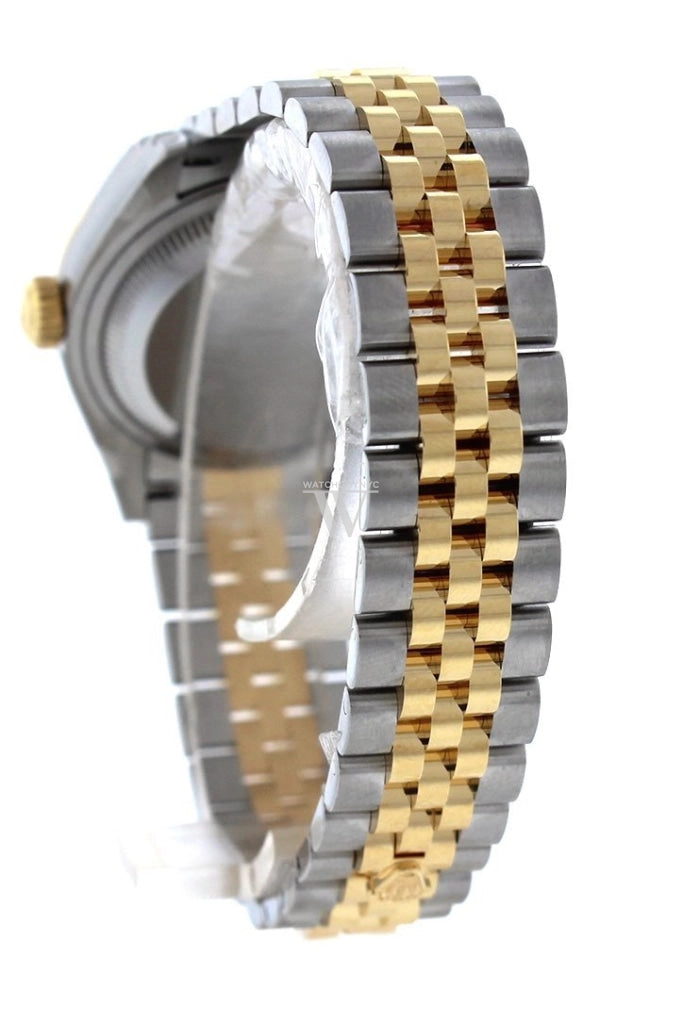 Rolex Datejust 28 Champagne 9 diamonds set in star Dial Yellow Gold Two Tone Jubilee Ladies Watch 279163
