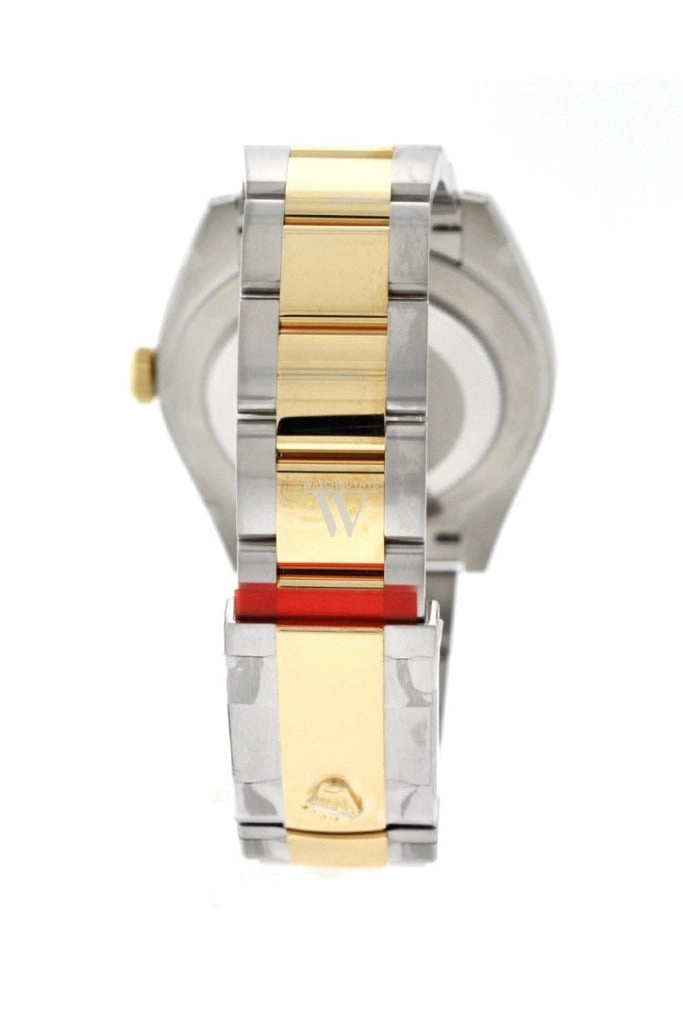 Rolex Datejust 41 Champagne Dial Fluted Bezel 18k Yellow Gold Mens Watch 126333