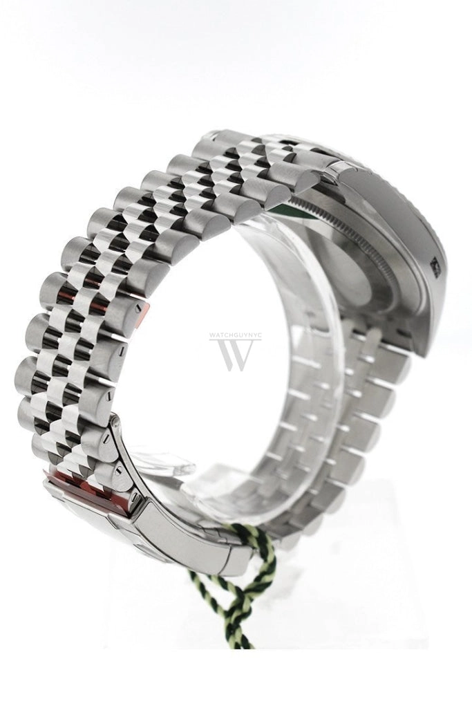 Rolex Datejust 41 White Dial White Gold Fluted Bezel Jubilee Mens Watch 126334