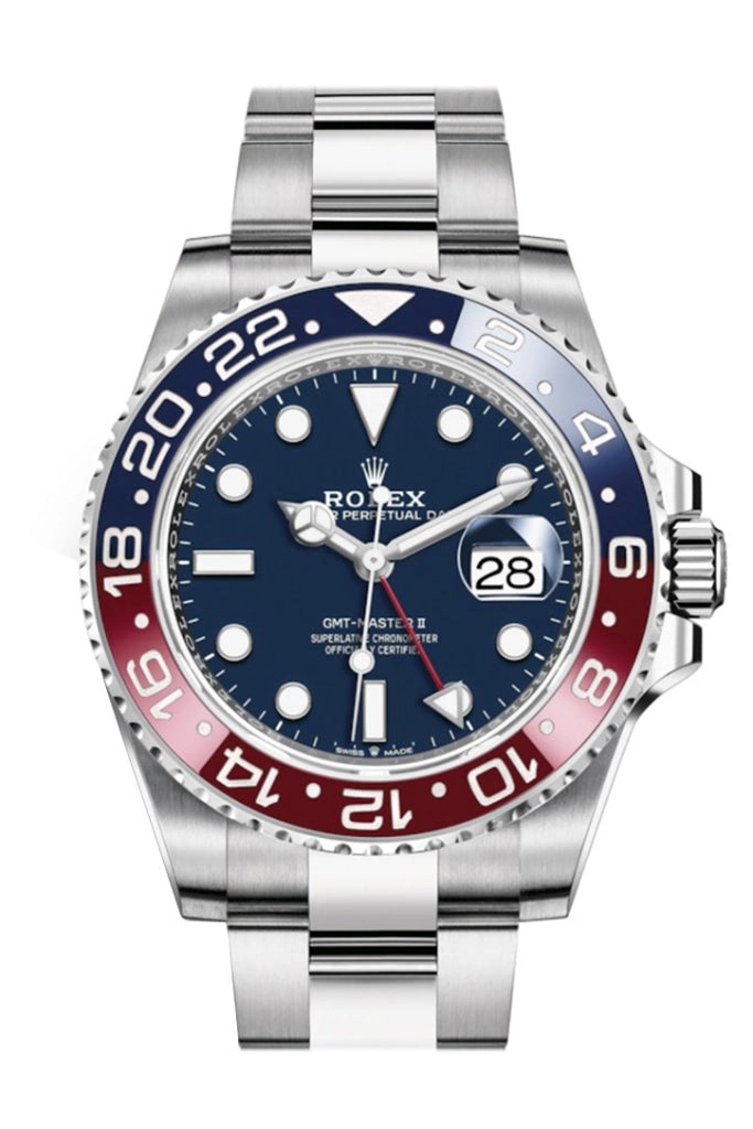 Rolex GMT-Master II Blue Dial White Gold  Men's Watch 126719BLRO 126719