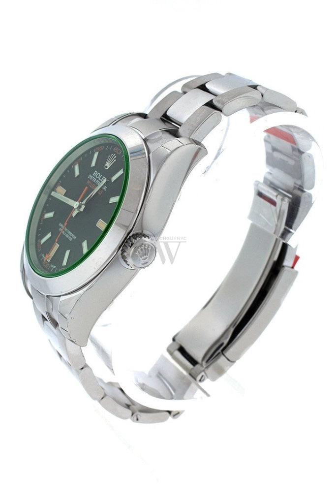 Rolex Milgauss Black Dial Stainless Steel Men's Watch 116400GV DC