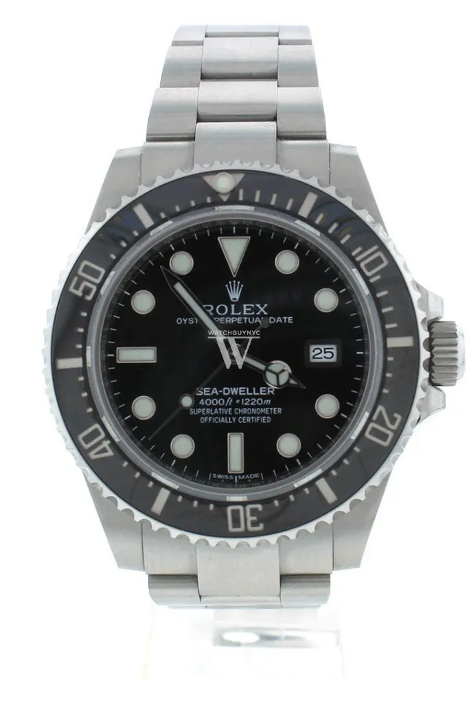 ROLEX Sea Dweller Deepsea 44 Black Dial Stainless Steel Men's Watch 116660
