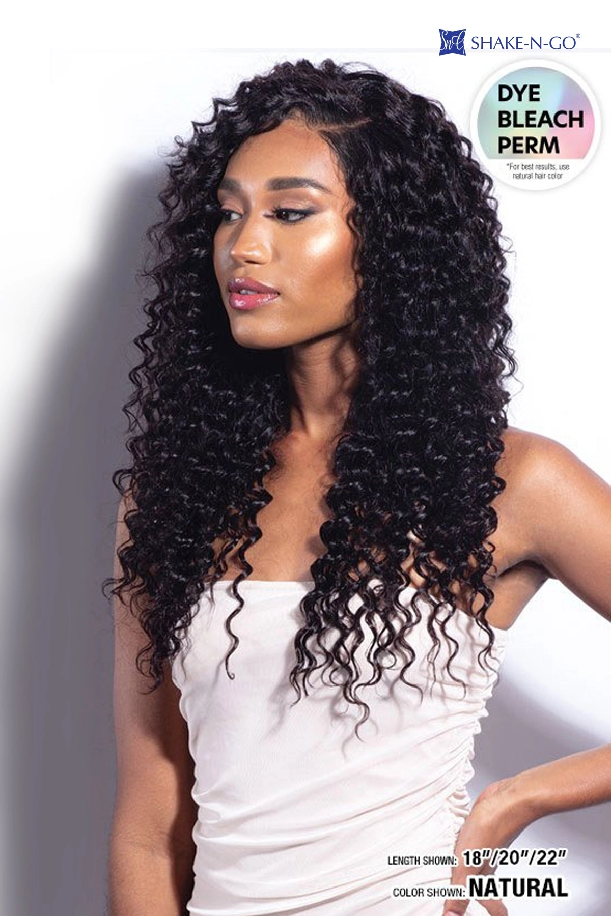 SHAKE N GO GLOSSY 100% VIRGIN REMY HAIR DEEP WAVE