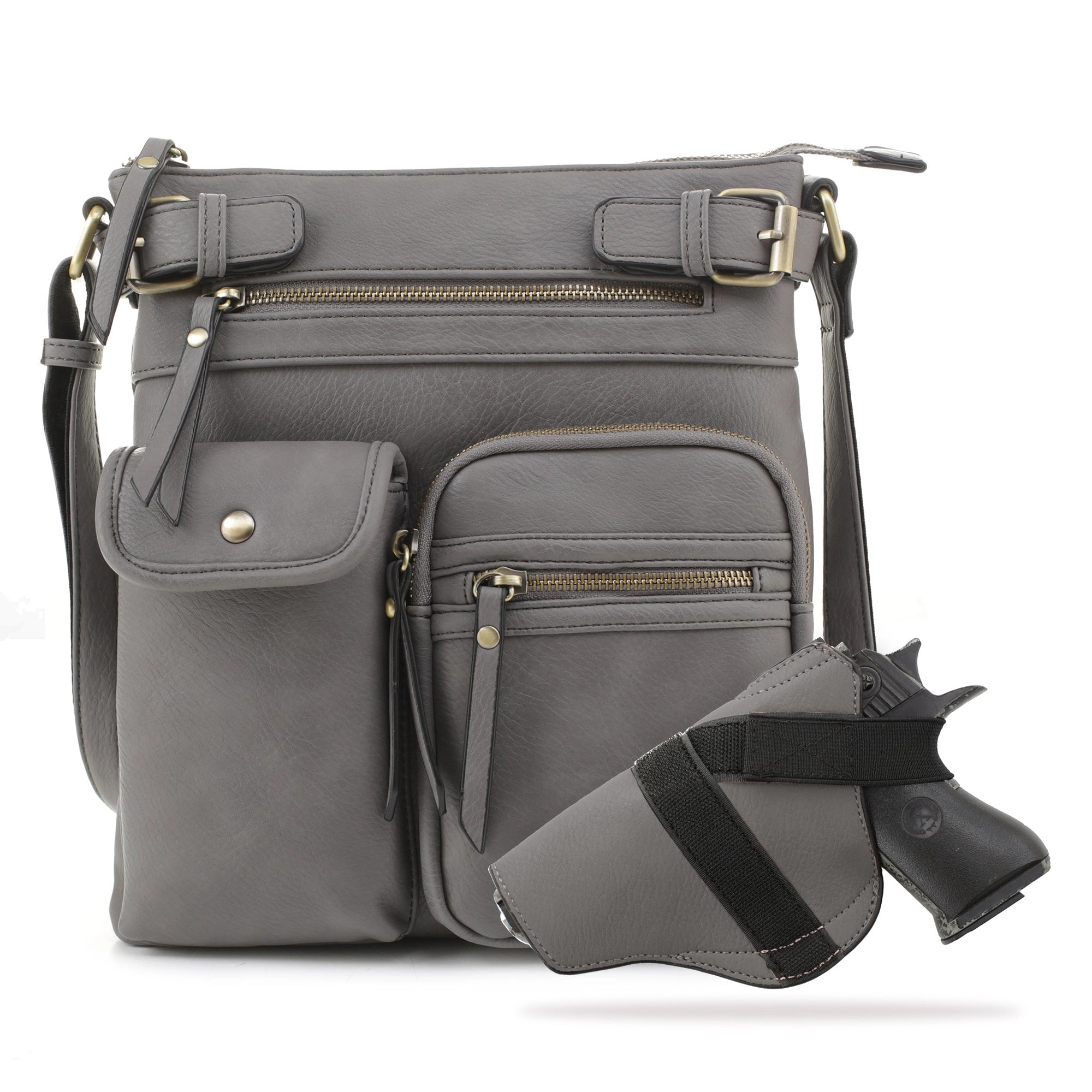 Shelby Concealed Carry Lock and Key Crossbody