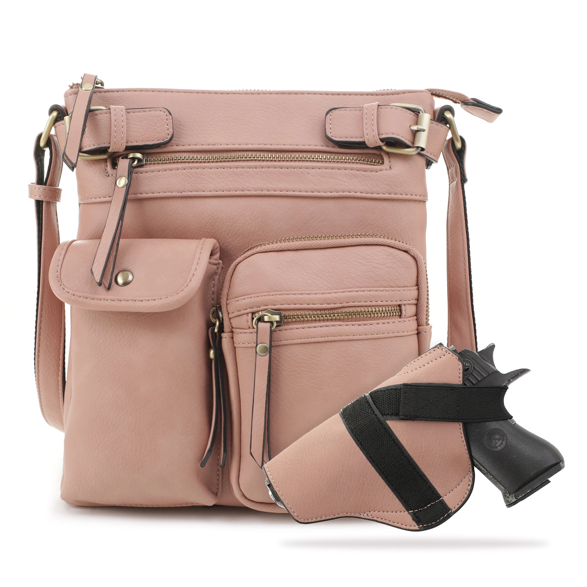 Shelby Concealed Carry Lock and Key Crossbody