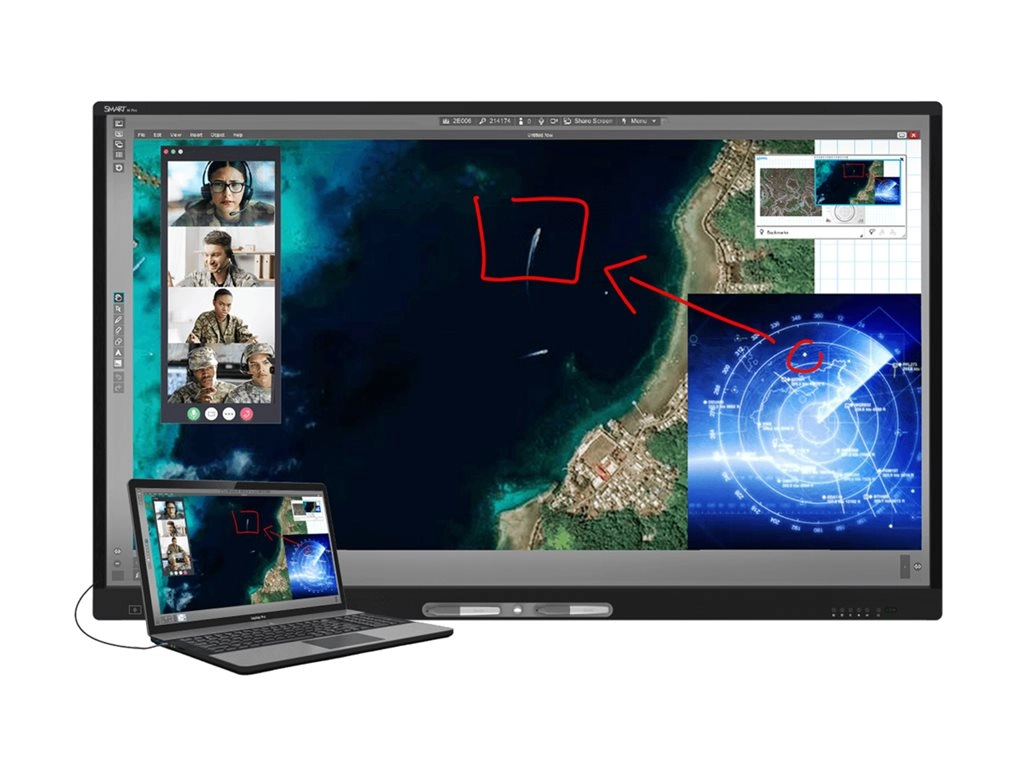 SMART Board M475-V5-P - 75 Diagonal Class M Pro high secure Series LED-backlit LCD display - interactive - with touchscreen (multi