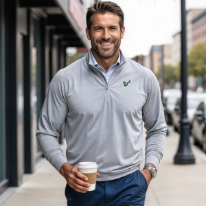 South Florida DriRelease® Performance Pullover Light Grey