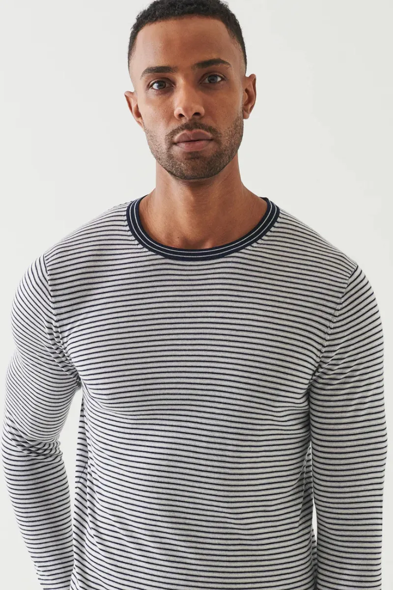 Stripe Crewneck