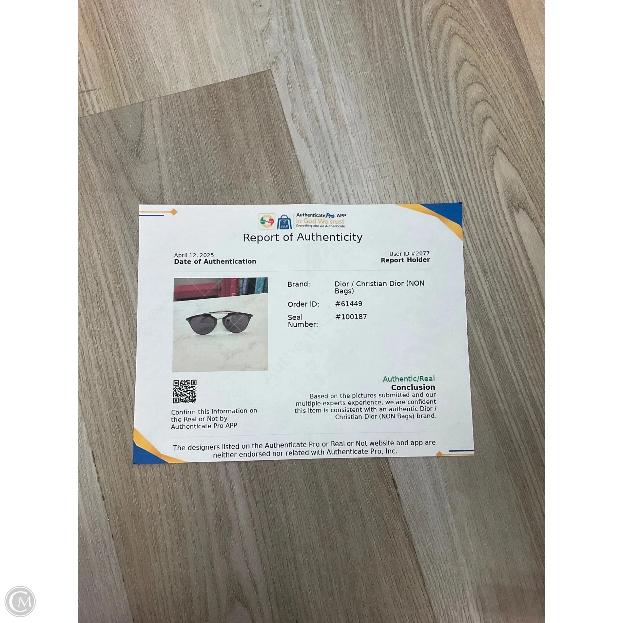 Sunglasses Luxury Designer By Dior