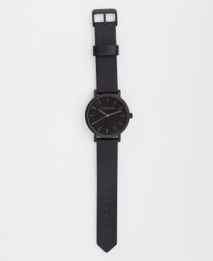 The Original: Matte Black / Black Dial with Rose Gold Indexing