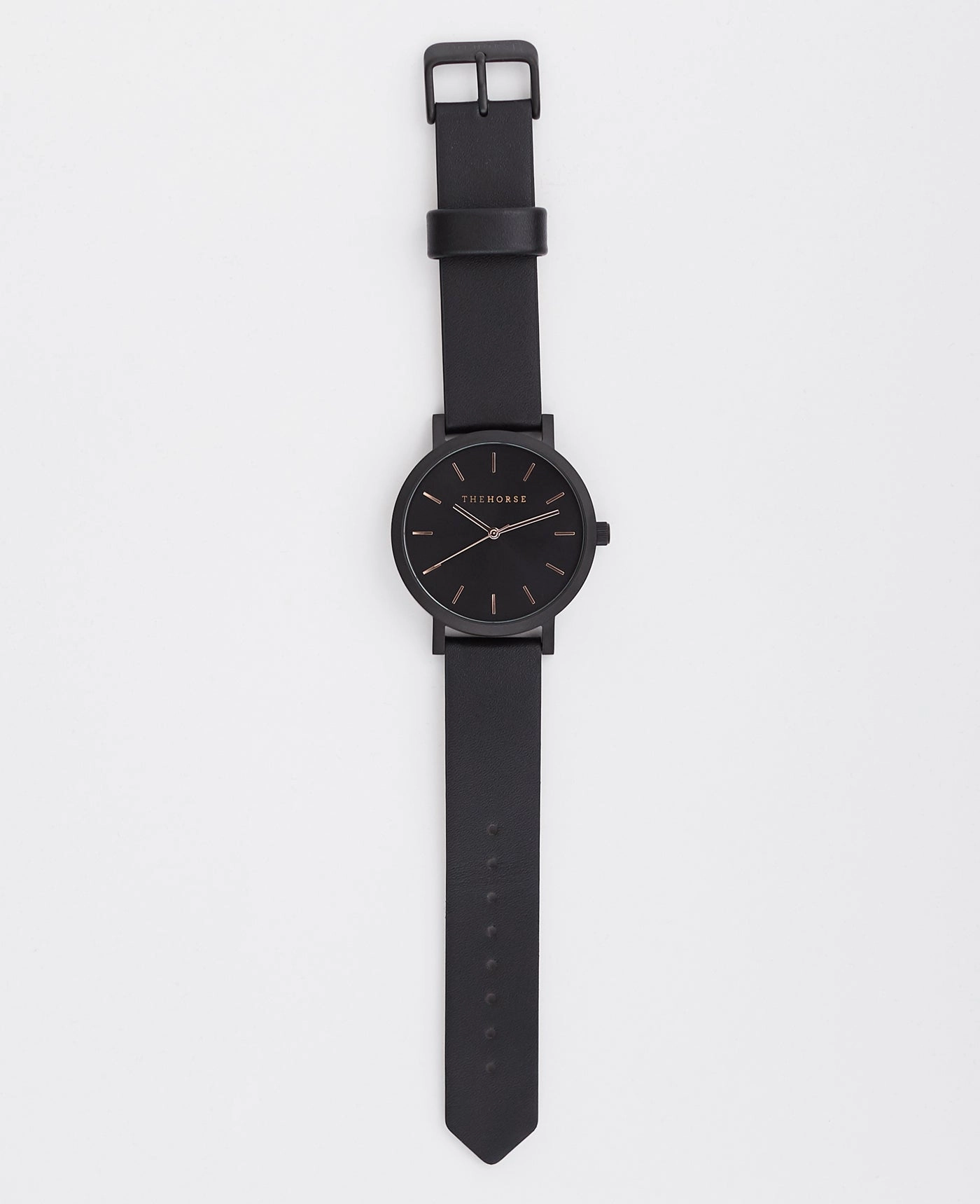 The Original: Matte Black / Black Dial with Rose Gold Indexing