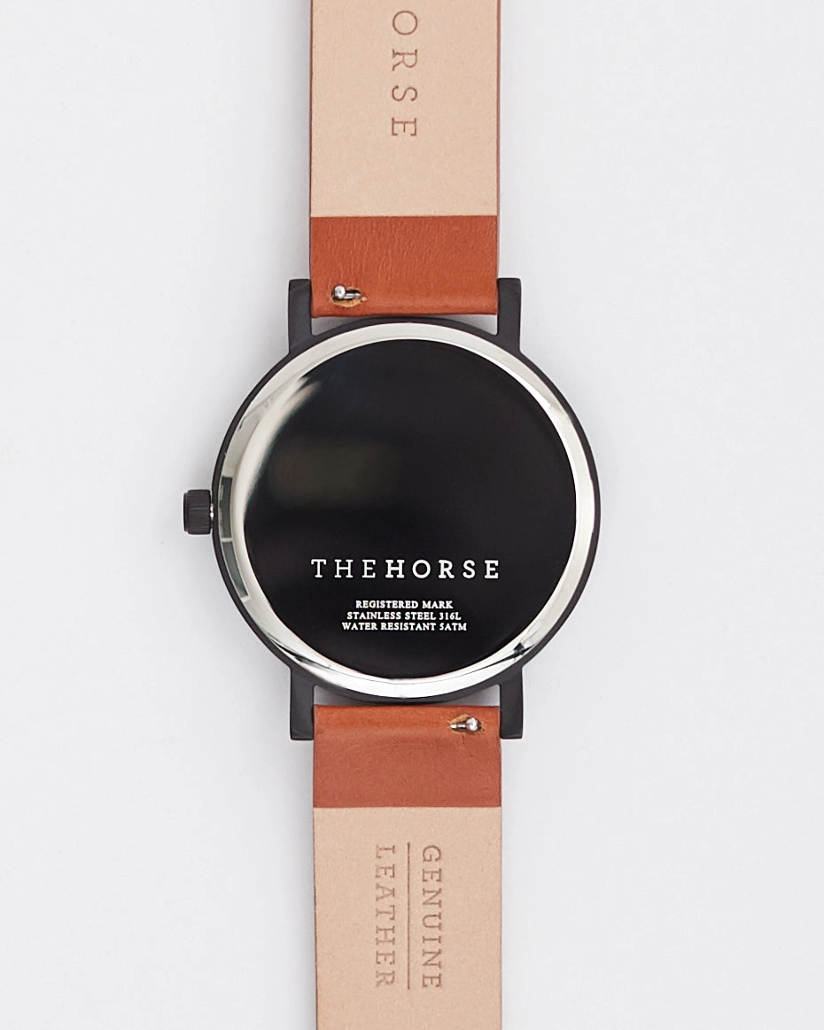 The Original: Matte Black / Tan Leather