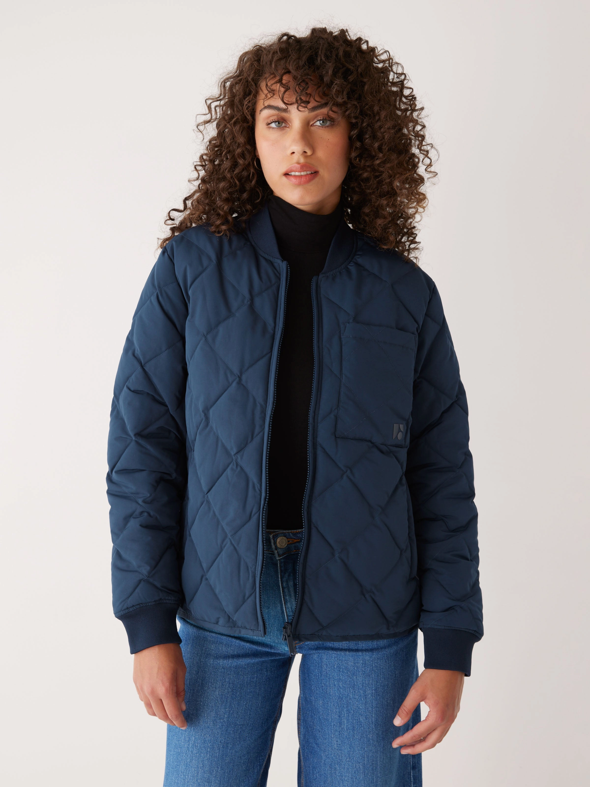 The Skyline Reversible Bomber in Space Blue