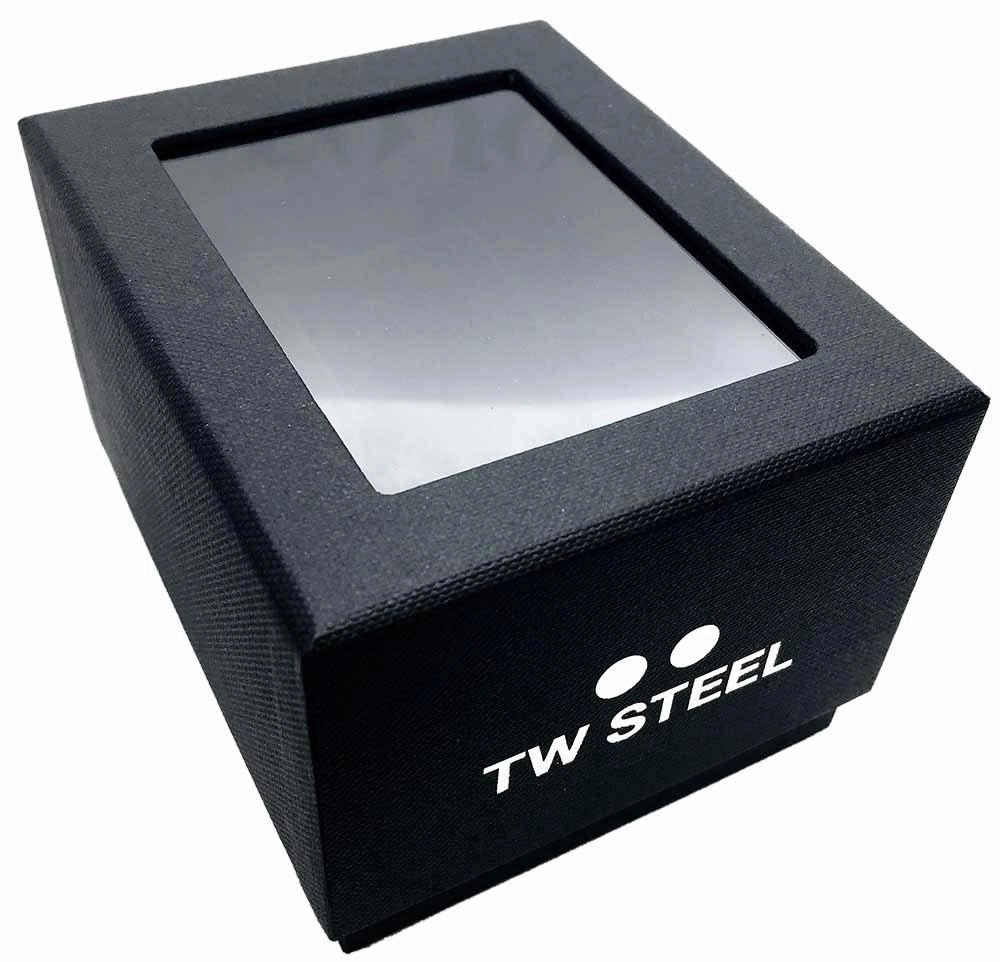 TW Steel Ceo Adesso Chronograph Stainless Steel Blue Leather Strap Blue Dial Quartz Date Mens Watch CE7008