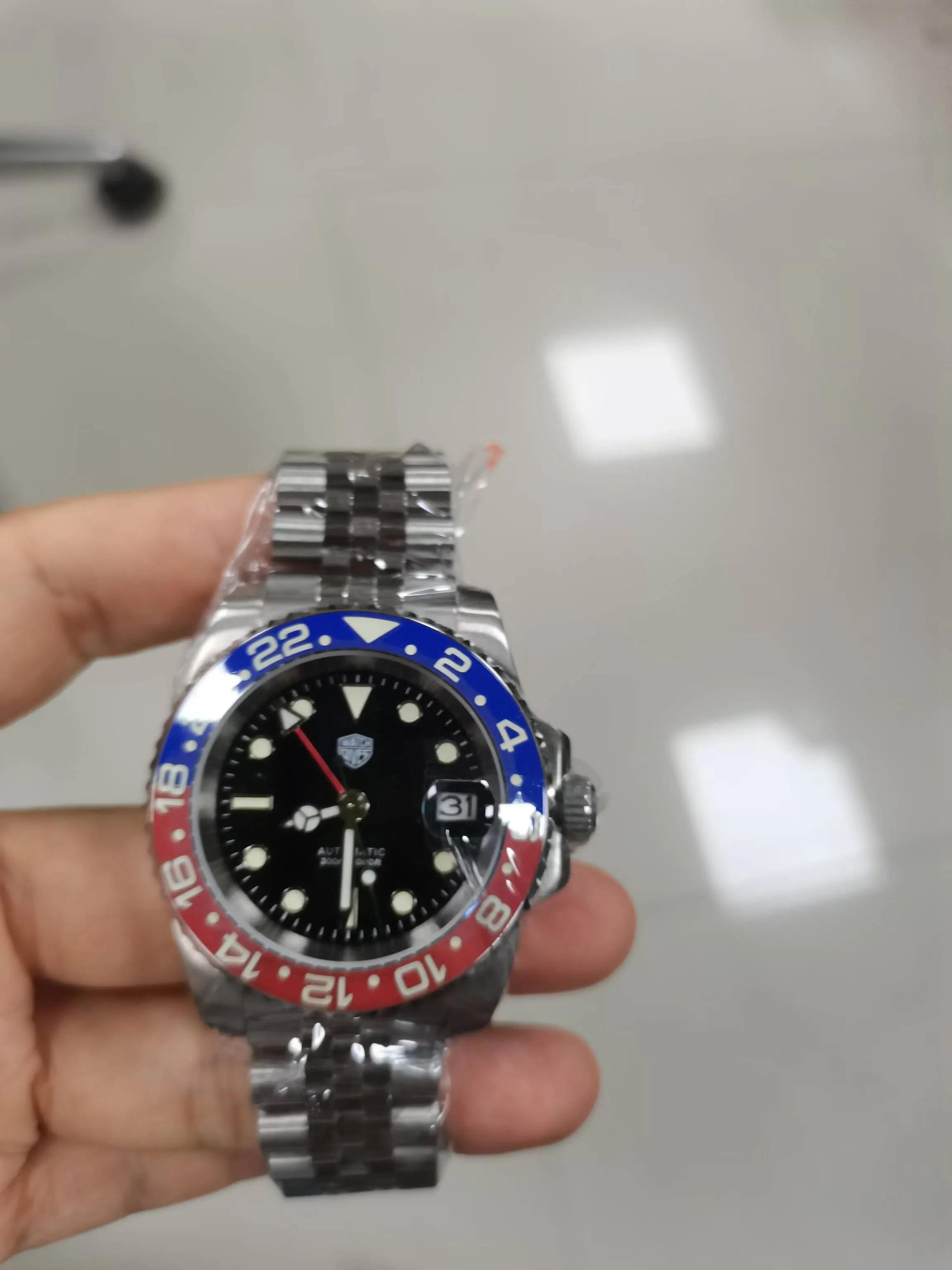 ★US Pre-Owned★Watchdives WD16760 NH34 Sub GMT Watch