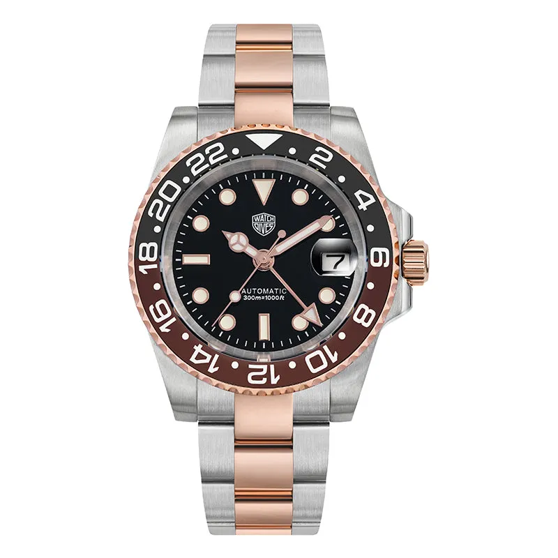 ★US Pre-Owned★Watchdives WD16760 NH34 Sub GMT Watch
