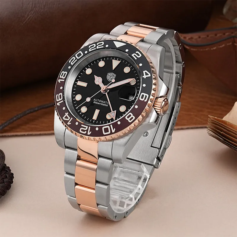 ★US Pre-Owned★Watchdives WD16760 NH34 Sub GMT Watch