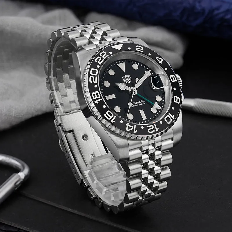 ★US Pre-Owned★Watchdives WD16760 NH34 Sub GMT Watch