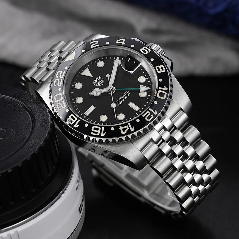 ★US Pre-Owned★Watchdives WD16760 NH34 Sub GMT Watch