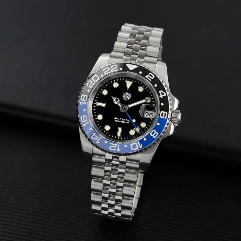 ★US Pre-Owned★Watchdives WD16760 NH34 Sub GMT Watch