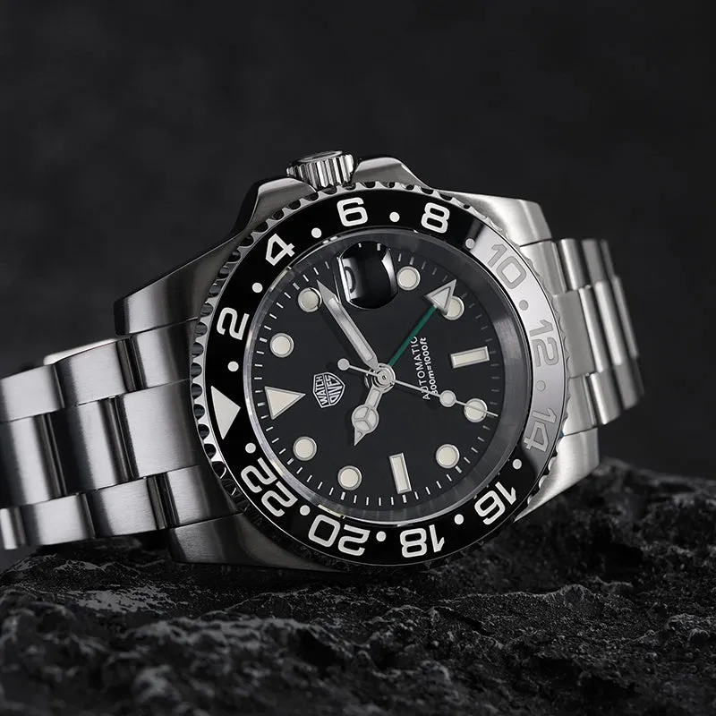 ★US Pre-Owned★Watchdives WD16760 NH34 Sub GMT Watch