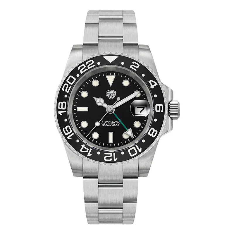 ★US Pre-Owned★Watchdives WD16760 NH34 Sub GMT Watch