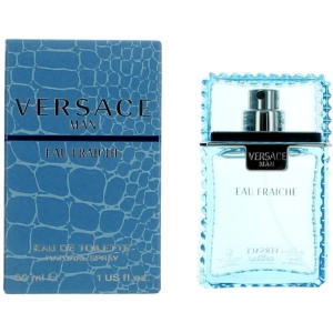 Versace Men's Eau De Toilette Spray - Man Eau Fraiche Timeless Refreshing Charm, 1 oz
