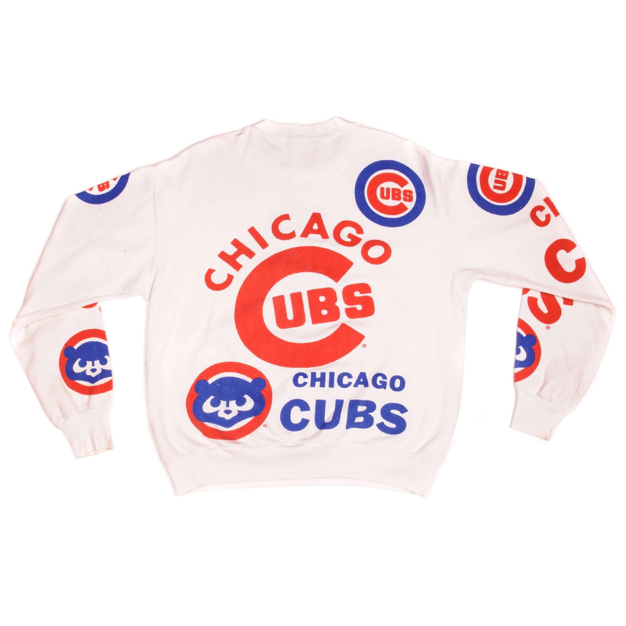 VINTAGE MLB CHICAGO CUBS SWEATSHIRT SIZE LARGE MADE IN USA 1980s