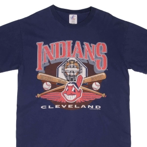 VINTAGE MLB CLEVELAND INDIANS 2000 TEE SHIRT SIZE LARGE