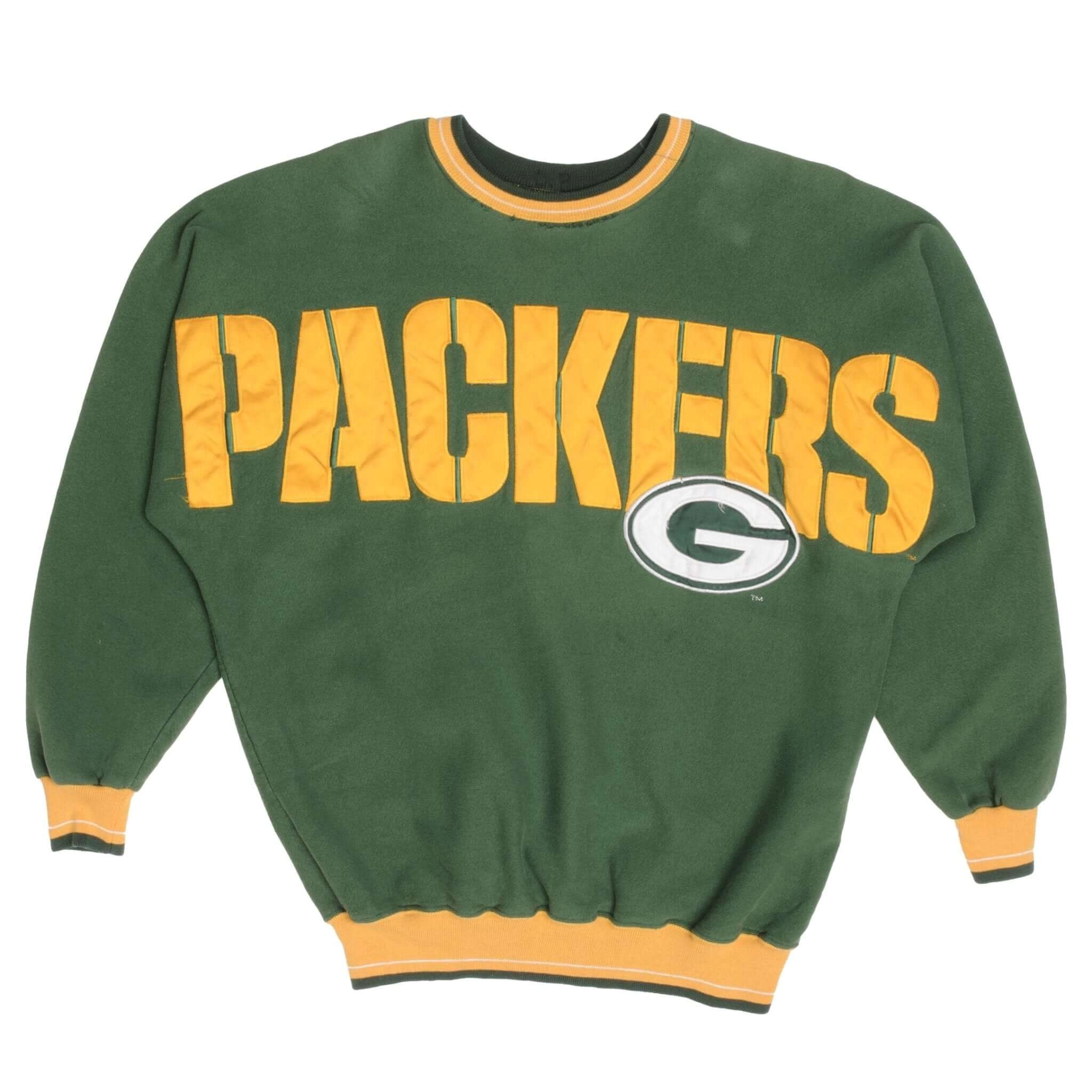 VINTAGE NFL GREEN BAY PACKERS LEGENDS ATHLETIC SWEATSHIRT 1990S LARGE MADE USA