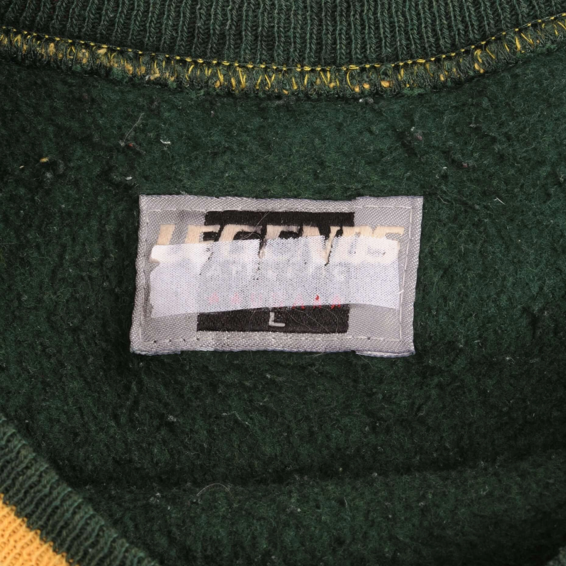 VINTAGE NFL GREEN BAY PACKERS LEGENDS ATHLETIC SWEATSHIRT 1990S LARGE MADE USA