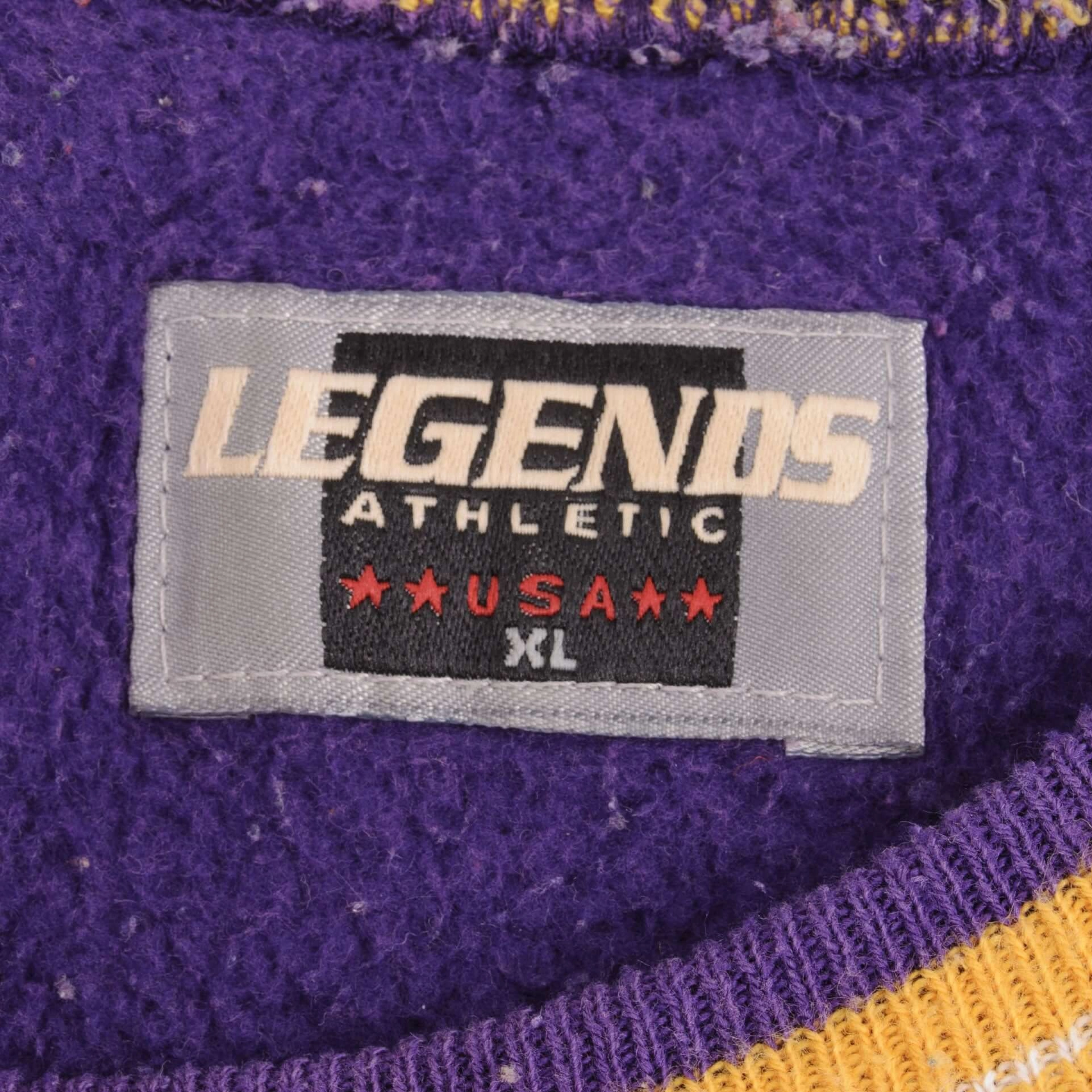 VINTAGE NFL MINNESOTA VIKINGS LEGENDS ATHLETIC SWEATSHIRT 1990S XL MADE USA