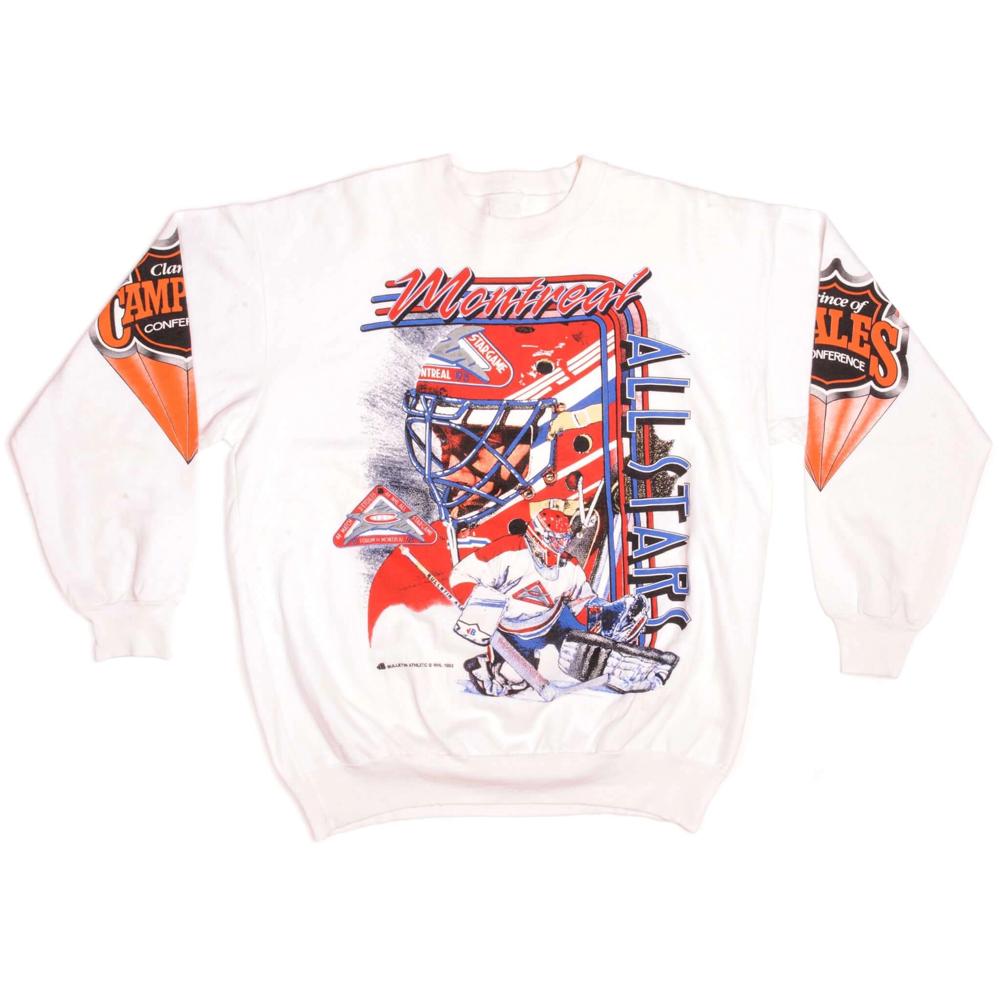 VINTAGE NHL MONTREAL ALL STARS SWEATSHIRT 1993 SIZE XL