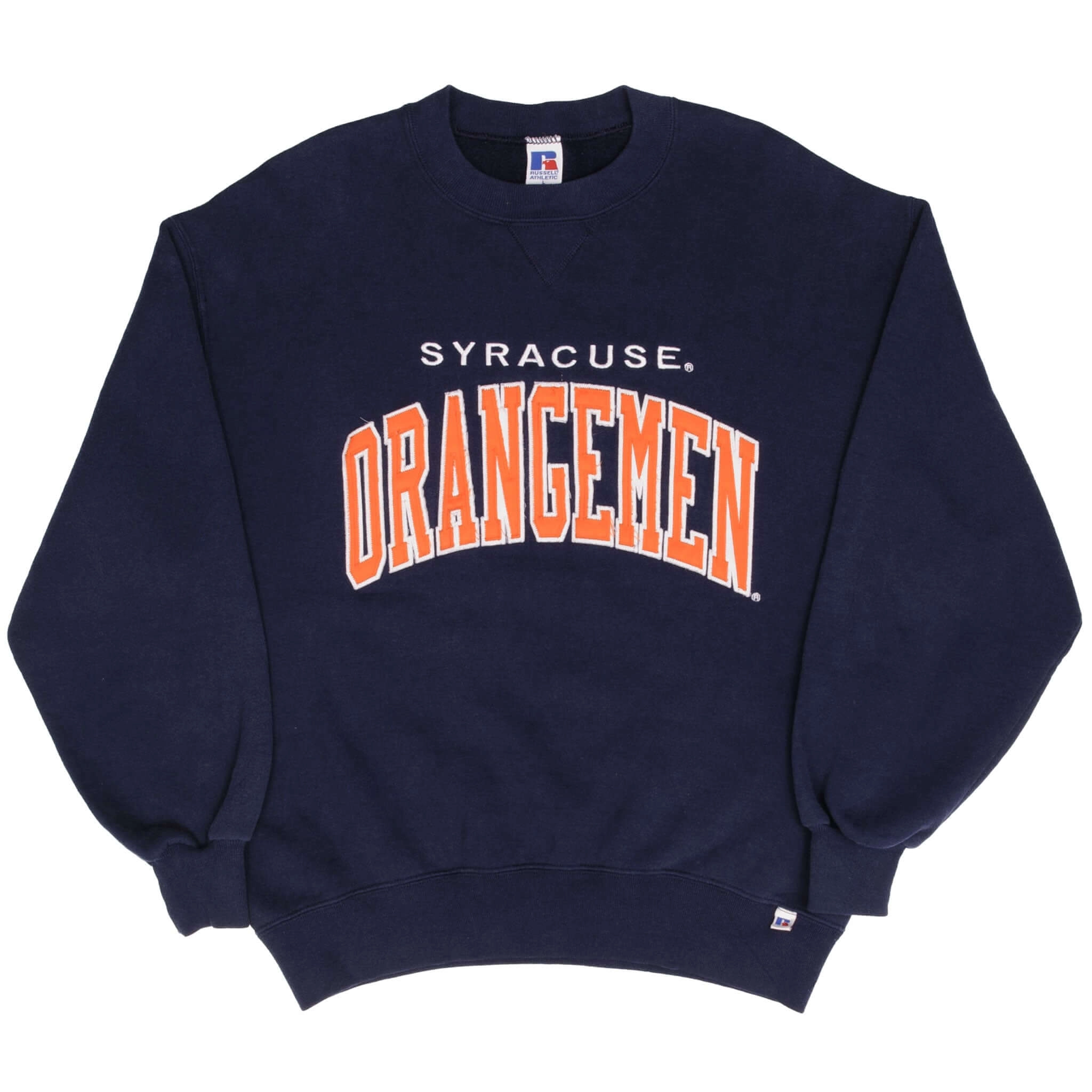VINTAGE RUSSEL ATHLETIC NCAA SYRACUSE ORANGEMEN SWEATSHIRT 1990S LARGE MADE USA