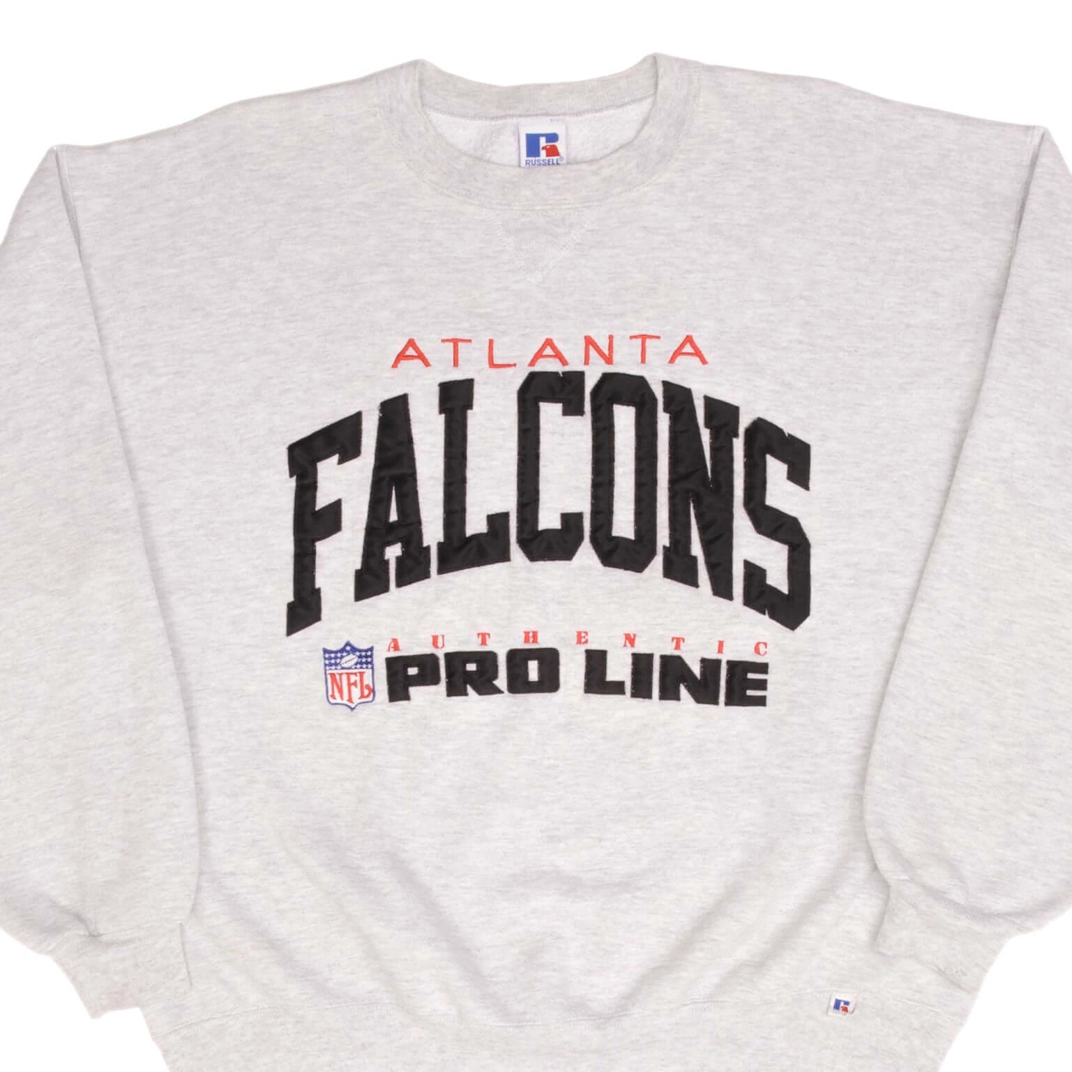 VINTAGE RUSSEL ATHLETIC NFL ATLANTA FALCONS 1990SGREY SWEATSHIRT XL MADE USA