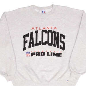 VINTAGE RUSSEL ATHLETIC NFL ATLANTA FALCONS 1990SGREY SWEATSHIRT XL MADE USA