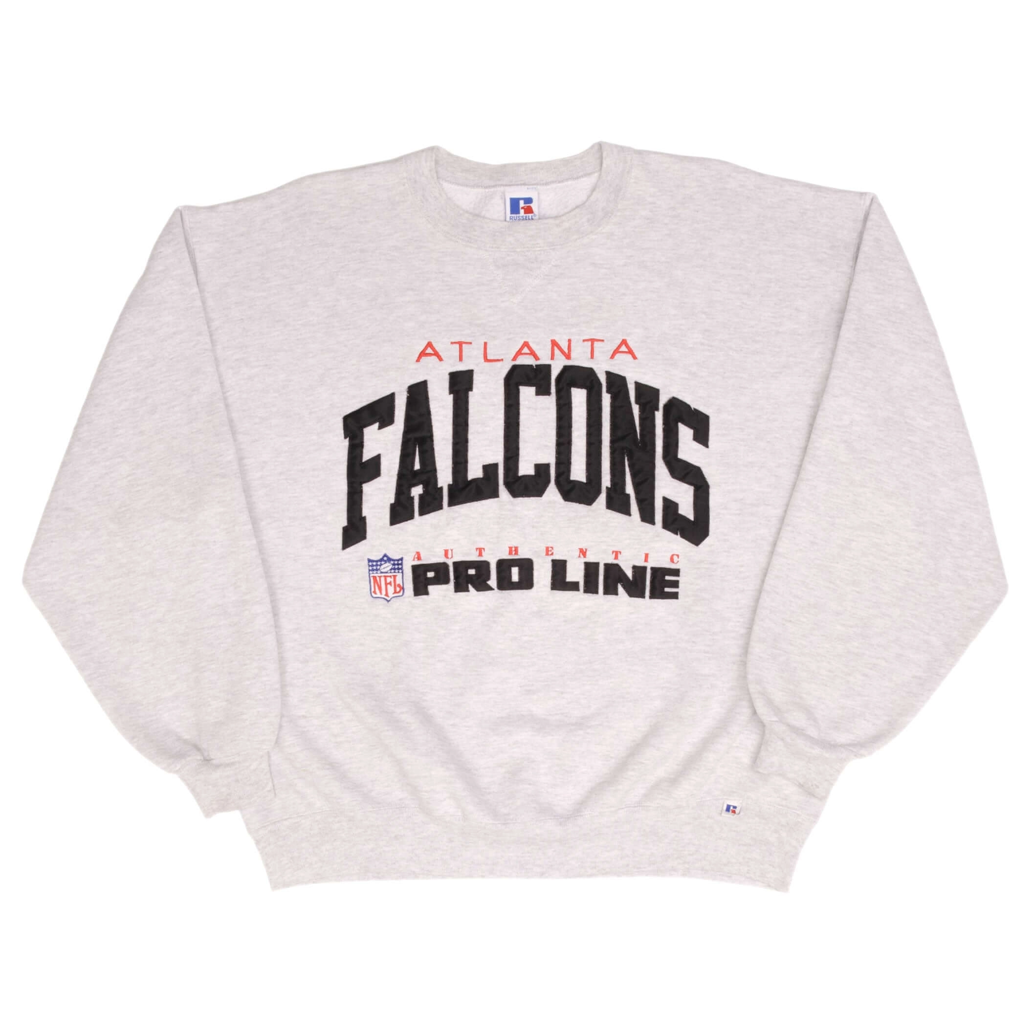 VINTAGE RUSSEL ATHLETIC NFL ATLANTA FALCONS 1990SGREY SWEATSHIRT XL MADE USA