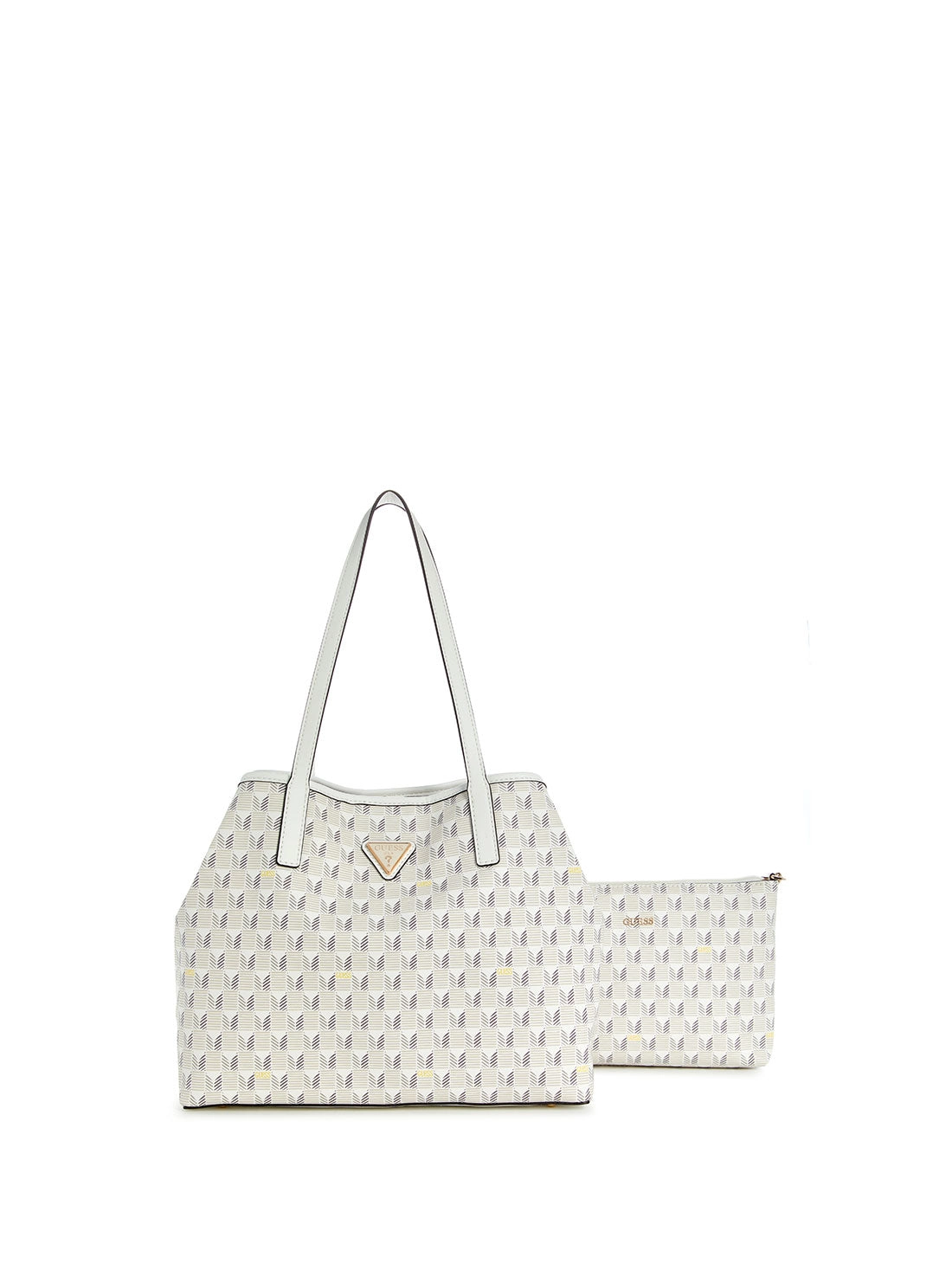 White Logo Vikky 2 in 1 Tote Bag