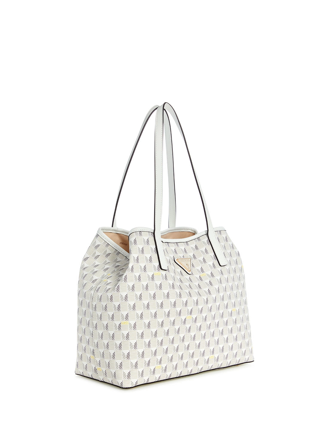 White Logo Vikky 2 in 1 Tote Bag