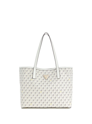 White Logo Vikky 2 in 1 Tote Bag